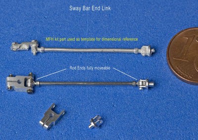 Sway Bar End Link assembly ready for installation