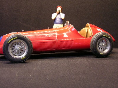 It's not the right driver to the car ( Fangio instead Farina ) but I could not resist