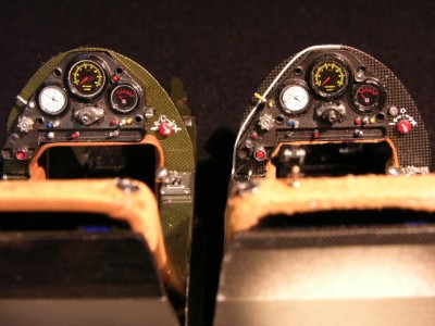 The two cockpits are completed
