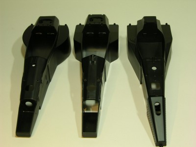 Different chassis shapes 640(l), 641/2(c), 643(r)