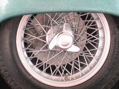 Wire wheel Aston Martin DBR scale 1/12