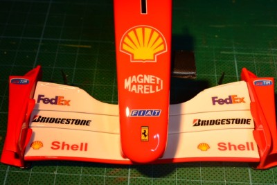 Nose and front wing